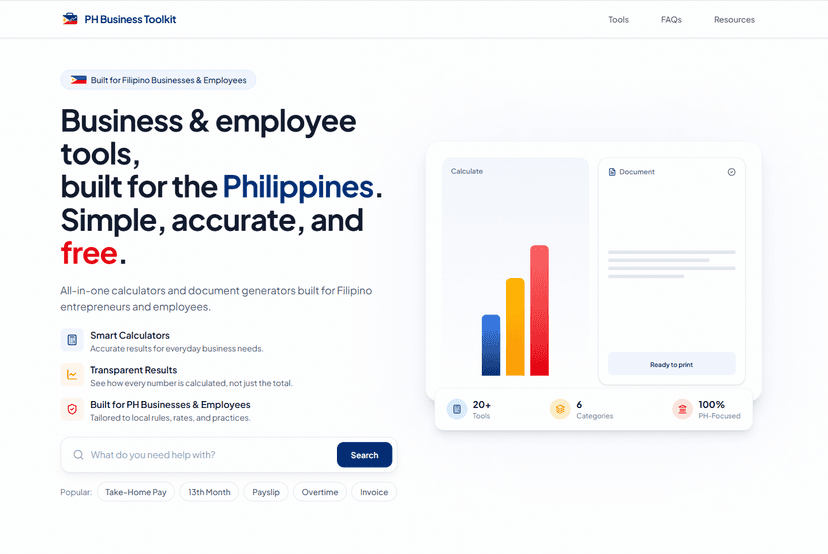 PH BUSINESS TOOLKIT